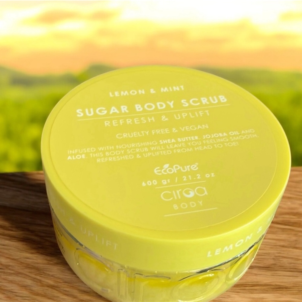 SUGAR BODY SCRUB| Lemon & Mint| Brand New